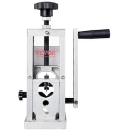 Ručný odizolovací stroj, odizolovač medených drôtov 1,5 mm – 40 mm s pohonom ručnou kľukou alebo vŕtačkou, viditeľná referencia hĺbky odizolovania, prenosný hliníkový rám na odizolovanie medeného šrotu - miniatúra 7