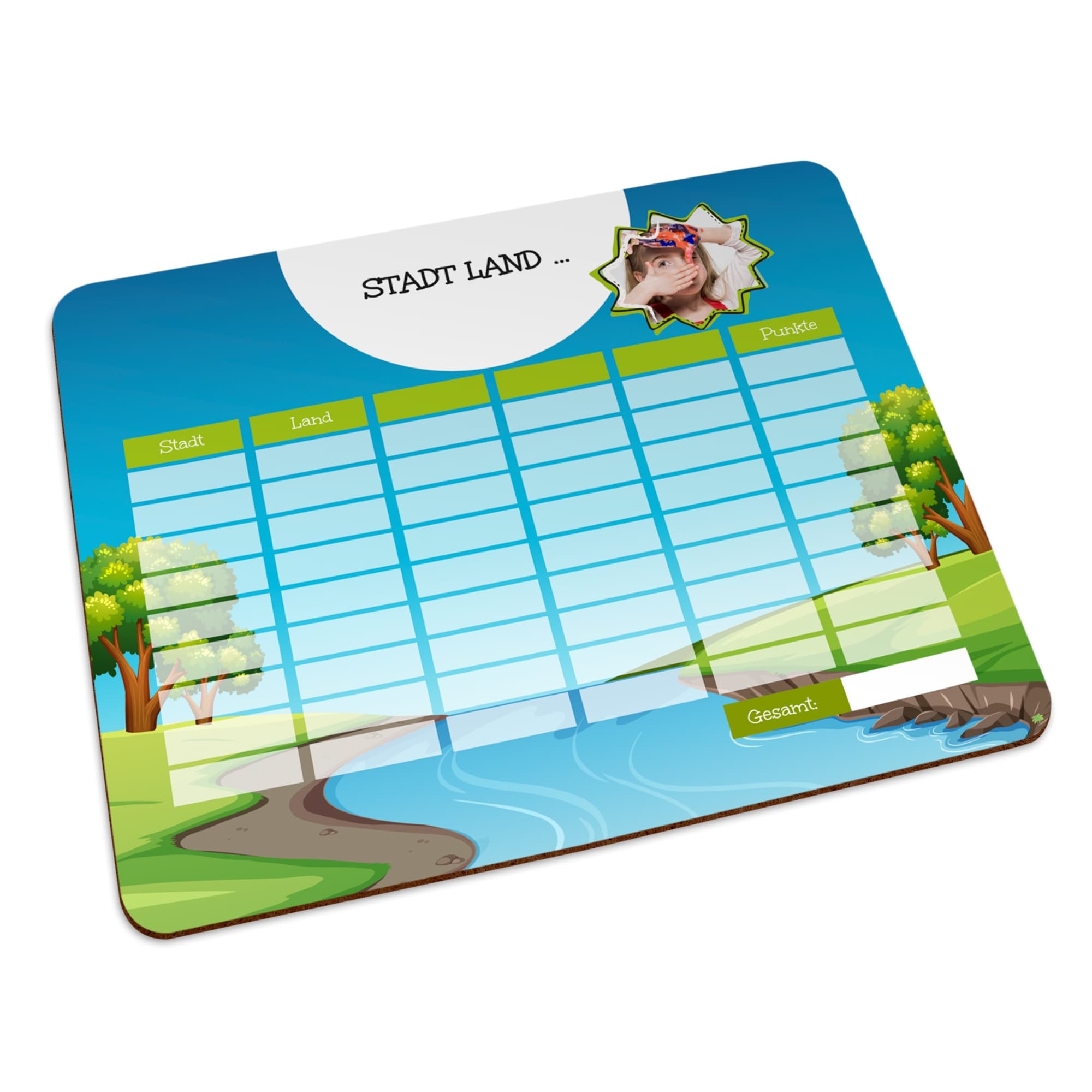 Sublistar® sololit, 190 x 230 x 3 mm lesklá biela so zaoblenými rohmi, 100 ks/kartón