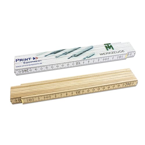 Drevený skladací meter ADGA 2 m, rôzne farby