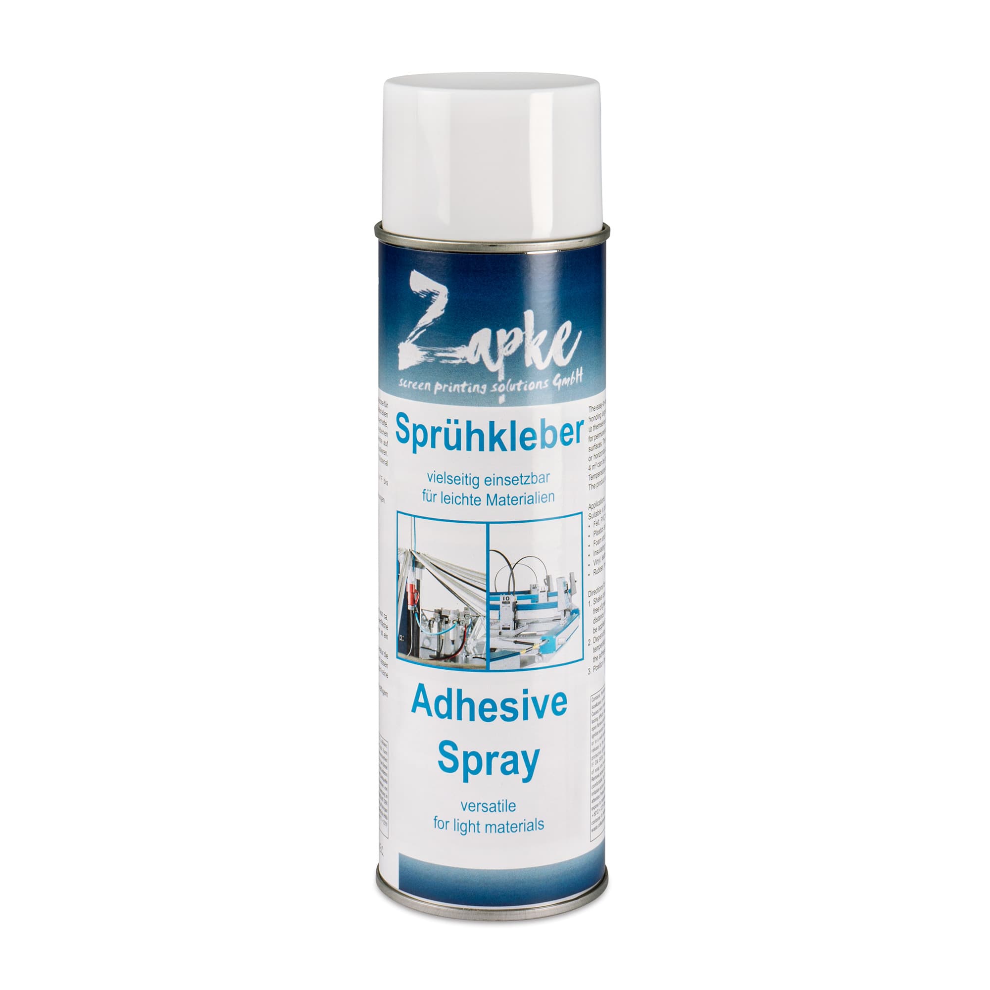 Sprejové lepidlo Zapke, plechovka 500 ml, rôzna sila lepidla, 12 ks/kartón
