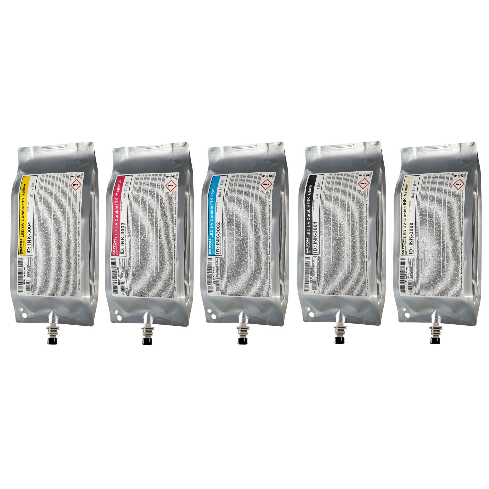 US11 Flex LED UV atrament, rôzne farby, balenie 800 ml atramentu