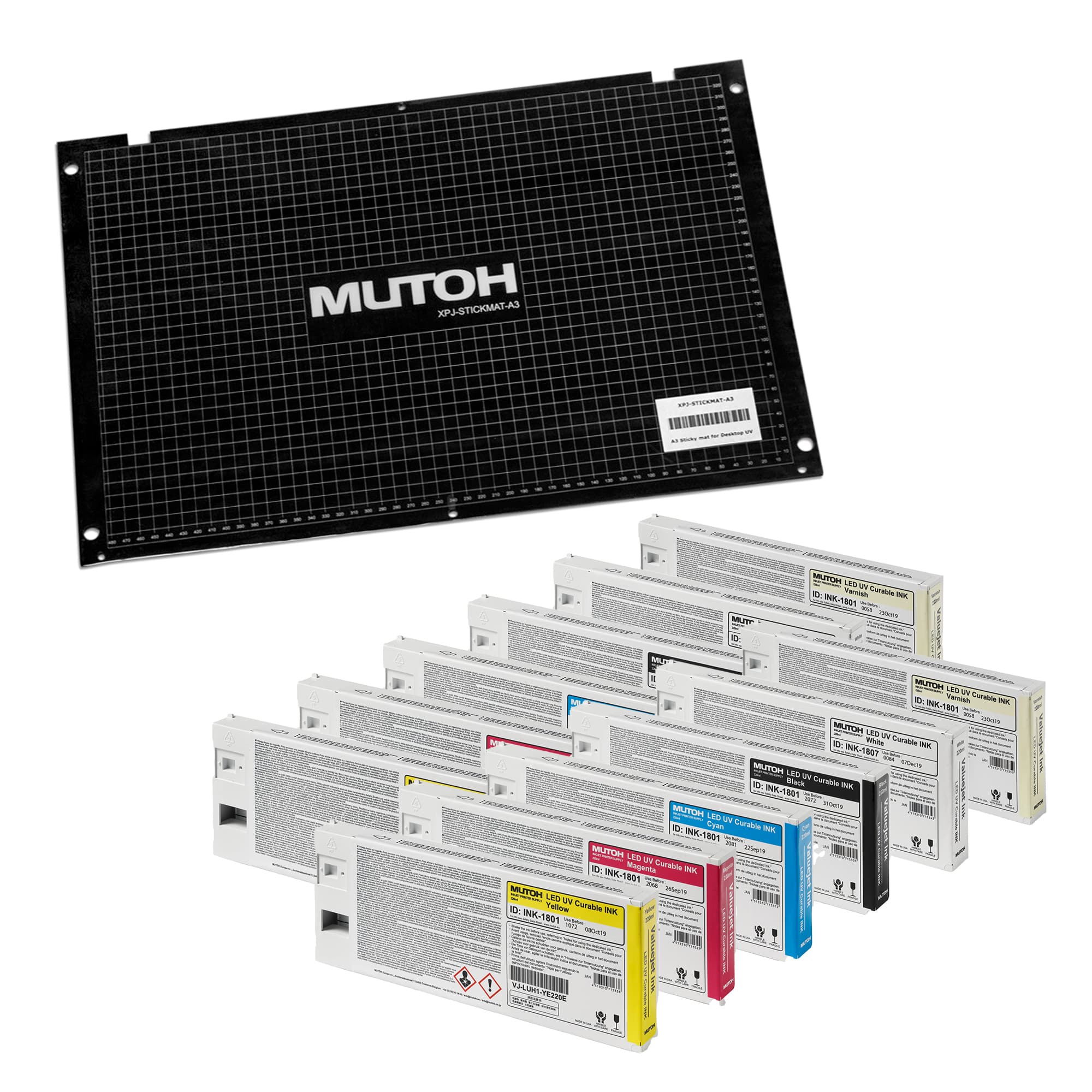 Štartovací balíček DTO, TVRDÝ, (vrátane XJP-STICKMAT-A3, 12 x TVRDÝ odtieň)