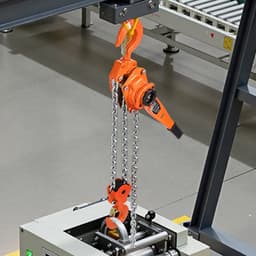 Ručný pákový reťazový kladkostroj, nosnosť 6T 6000KG, ťažká práca, reťaz z legovanej ocele 3M Lift G80 s dvojitou západkovou mechanickou brzdou, háky otočné o 360°, pre sklady, stavebné garáže - miniatúra 1