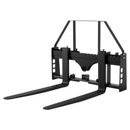 Paletové vidly pre šmykom riadené nakladače, menovitá nosnosť 1814 kg, upevnenie rámu paletových vidlíc s radlicami pre paletové vidly 122 cm, 50,8 mm prijímač a objímky ťažného zariadenia, vhodné pre šmykom riadené nakladače, traktory - miniatúra 12