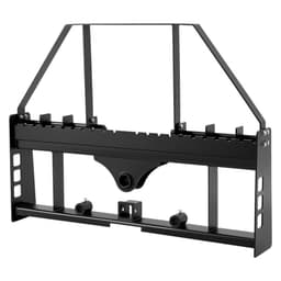 Rám paletových vidlí pre šmykom riadené nakladače, menovitá nosnosť 1814 kg, nadstavce rámu paletových vidlíc 115 cm s prijímačom závesu a objímkami 50,8 mm, vhodné pre rýchloupínacie traktorové nakladače, iba rám - miniatúra 2