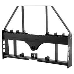 Rám paletových vidlí pre šmykom riadené nakladače, menovitá nosnosť 1814 kg, nadstavce rámu paletových vidlíc 115 cm s prijímačom závesu a objímkami 50,8 mm, vhodné pre rýchloupínacie traktorové nakladače, iba rám - miniatúra 3