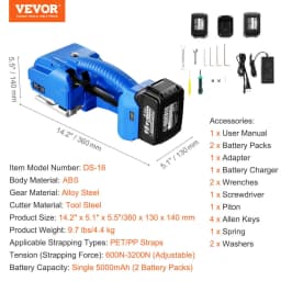 Automatický elektrický páskovací stroj na PP/PET pásky 0,9-1,6 cm - miniatúra 11