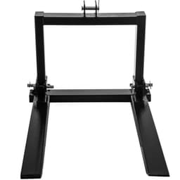 3-bodové závesné vidly na palety 907,2 kg, vidlicové príslušenstvo pre traktor kategórie 1, 64,8 x 55,9 x 104,1 cm, oceľové príslušenstvo pre ťažké zariadenia, pre traktor, šmykom riadený nakladač - miniatúra 12