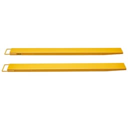 Predĺženia paletových vidlíc, dĺžka 1820 mm, šírka 115 mm, vysokovýkonné predĺženia vidlíc z uhlíkovej ocele pre vysokozdvižné vozíky, 1 pár predĺžení pre vysokozdvižný vozík, priemyselné nadstavce vidlíc pre vysokozdvižný vozík, žlté - miniatúra 12