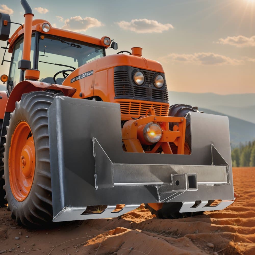 Upevňovacia doska pre šmykom riadený nakladač, 1/4" hrubá montážna doska pre šmykom riadený nakladač s 2,28" prijímačom ťažného zariadenia, dosky pre rýchloupínacie nakladače s nosnosťou 3000 LBS, kompatibilná s traktormi Deere, Kubota, Bobcat, Mahindra Steer,