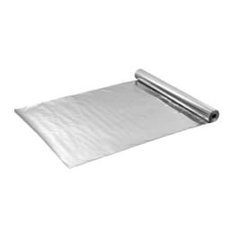 Dvojitá reflexná izolačná rolka, perforovaná tkaná sálavá bariéra, 0,15 mm 38,1 m x 1,22 m, obojstranná hliníková fólia s tepelným reflexným štítom, tepelnoizolačná rolka na okno a strechu karavanu - miniatúra 4