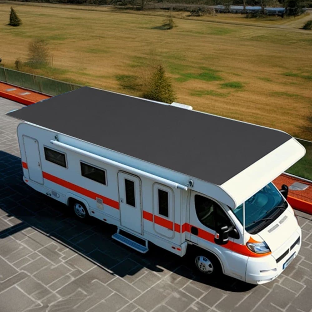 Rolovaná strešná krytina, 20 x 20 stôp, 45 mil EPDM gumová strešná krytina, dlhá životnosť a odolnosť voči poveternostným vplyvom, odoláva vysokým teplotám, flexibilná a jednoduchá inštalácia, podložka pod strechu pre obytné vozidlá, strechy, jazierka