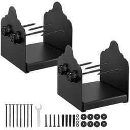 Základňa stĺpikov 6x6, 2 ks, vnútorný rozmer 5,9x5,55 palca / 150x141 mm, konzoly stĺpikov, odolné terasové stĺpiky z uhlíkovej ocele, konzoly drevených stĺpikov pre zábradlie pavilónovej terasy, základná doska terasy, čierna - miniatúra 2