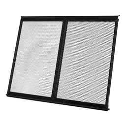 Ochranná sieťka na dvere obytného prívesu, mriežka dverí 673,1 x 508 mm, jednoduchá inštalácia a demontáž, vystužená priedušná ochranná sieťovina, ochrana vstupu do obytného prívesu z hliníkovej zliatiny na ochranu domácich zvierat, čierna - miniatúra 4