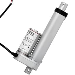 12V lineárny aktuátor, zdvih 101,6 mm, vysokorýchlostný 15 mm/s, lineárny aktuátor s uťahovacím momentom 1000 N - s krytím IP54 a montážnou konzolou pre zdvíhací stôl, polohovacie kreslá, otvárač okien a dverí - miniatúra 4