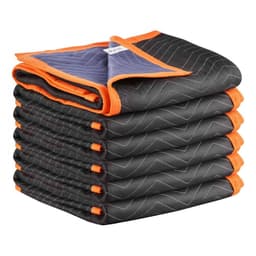 Sťahovacie deky 6 ks, 2032 x 1829 mm (15,9 kg/dz) Veľké baliace deky s bavlnenou výplňou, odolná netkaná textília s výplňou na prepravu, balenie a ochranu nábytku - miniatúra 12