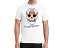 Pánske tričko Daniel Suárez so vzorom sugar skull