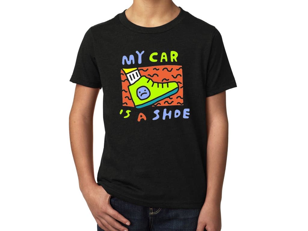Detské tričko Moje auto je topánka