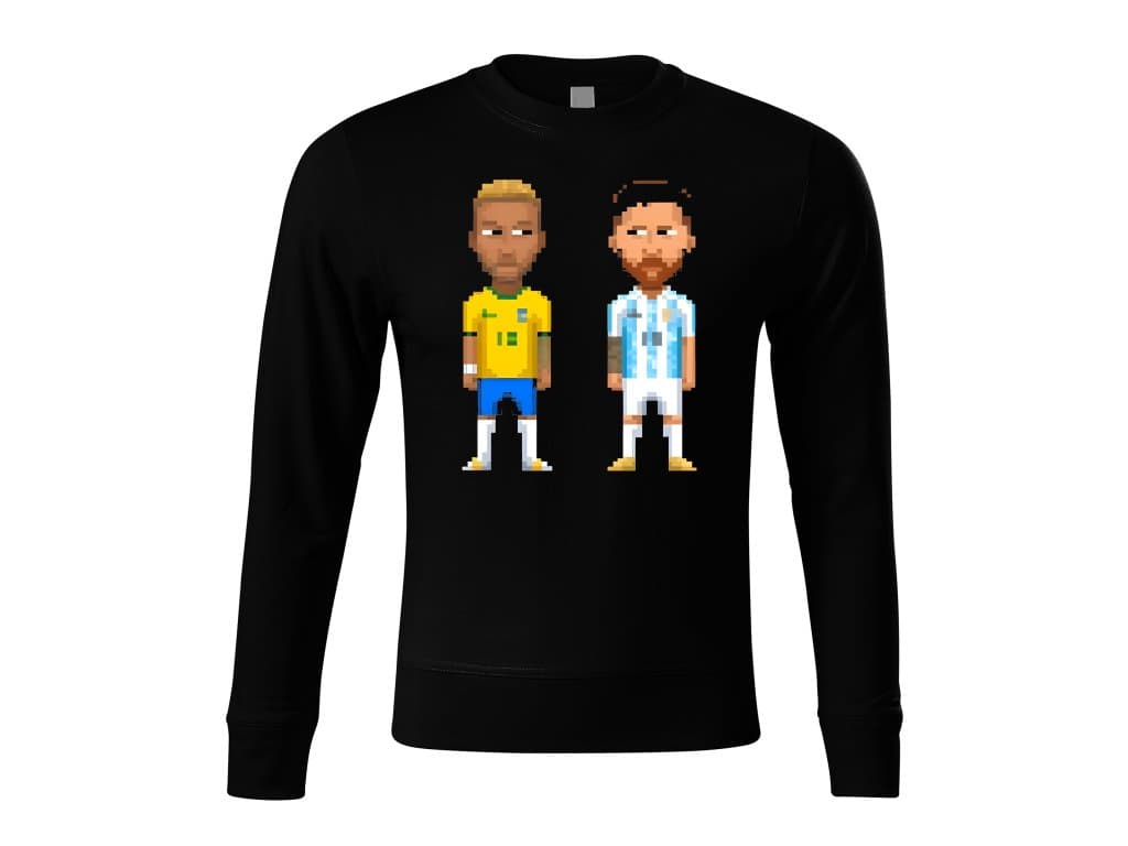 Mikina Pixel Rivals Neymar vs. Messi