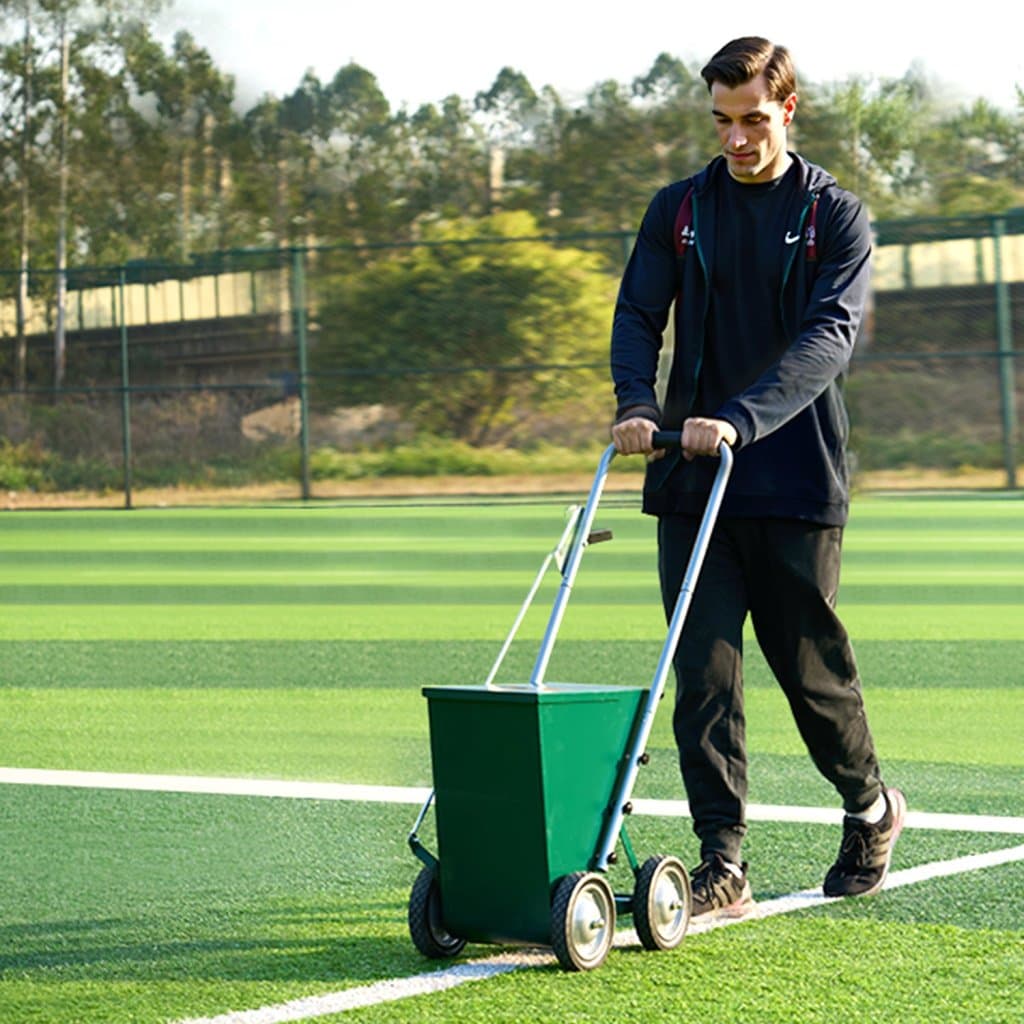 Suchý značkovač, 4 kolieska, 2 alebo 4 palce, odolný oceľový značkovač, 50 libier
