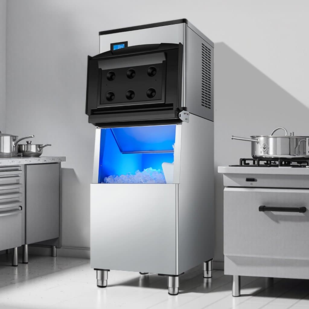 Profesionálny výrobník ľadu 146 kg/24 h Samočistiaci výrobník ľadu - iba hlava
