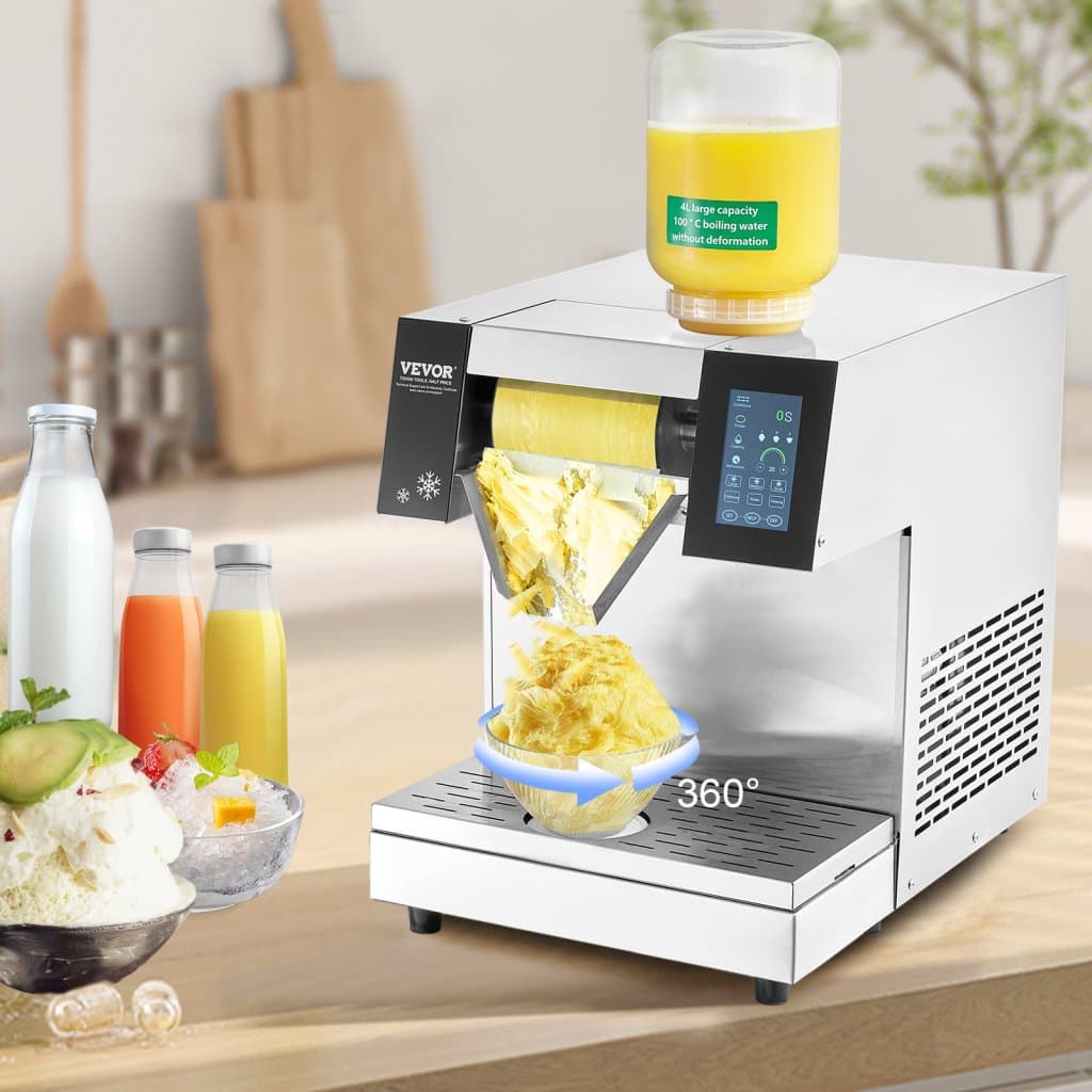 Komerčný výrobník ľadu z nehrdzavejúcej ocele 573LBS/24H na zmrzlinu