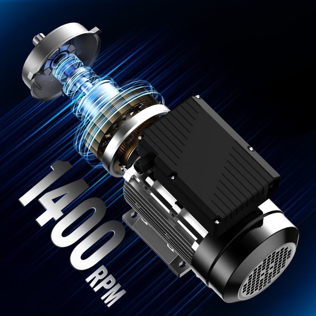 Elektromotor 0,75 kW 1400 ot./min. AC 220~240 V 5,45 A 1 fáza 19 mm hriadeľ s perem