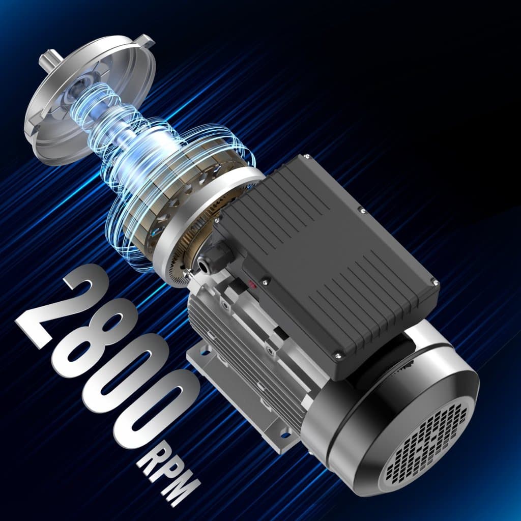 Elektromotor 2,2 kW 2800 ot./min. AC 220~240 V 13,8 A 1 fáza 24 mm hriadeľ s perem