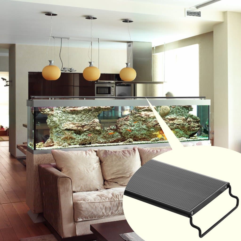 Full Spectrum akváriové osvetlenie a LCD monitor pre sladkovodné akváriá s rozmermi 48"-54" 42W