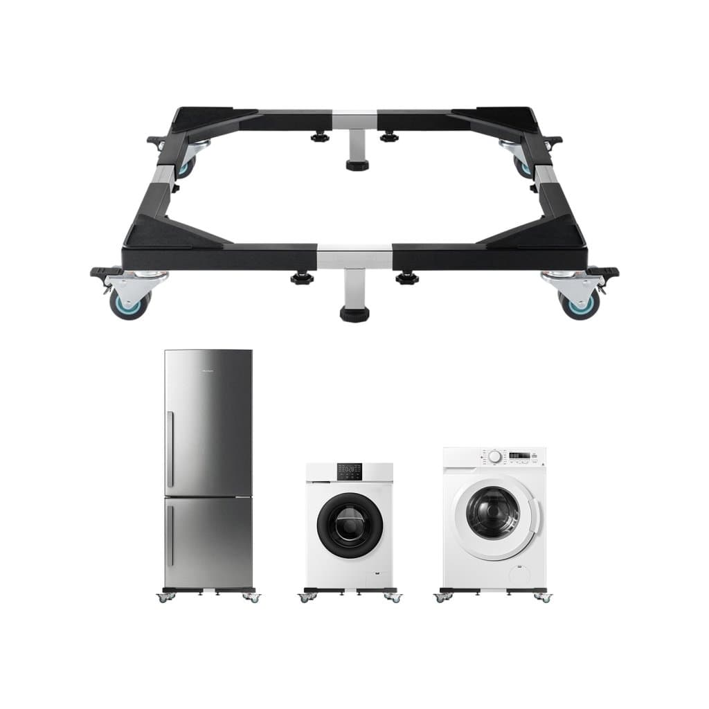 Mobilný stojan na chladničku, 590 kg, 6,3 - 91,6 cm, nastaviteľný nábytkový vozík