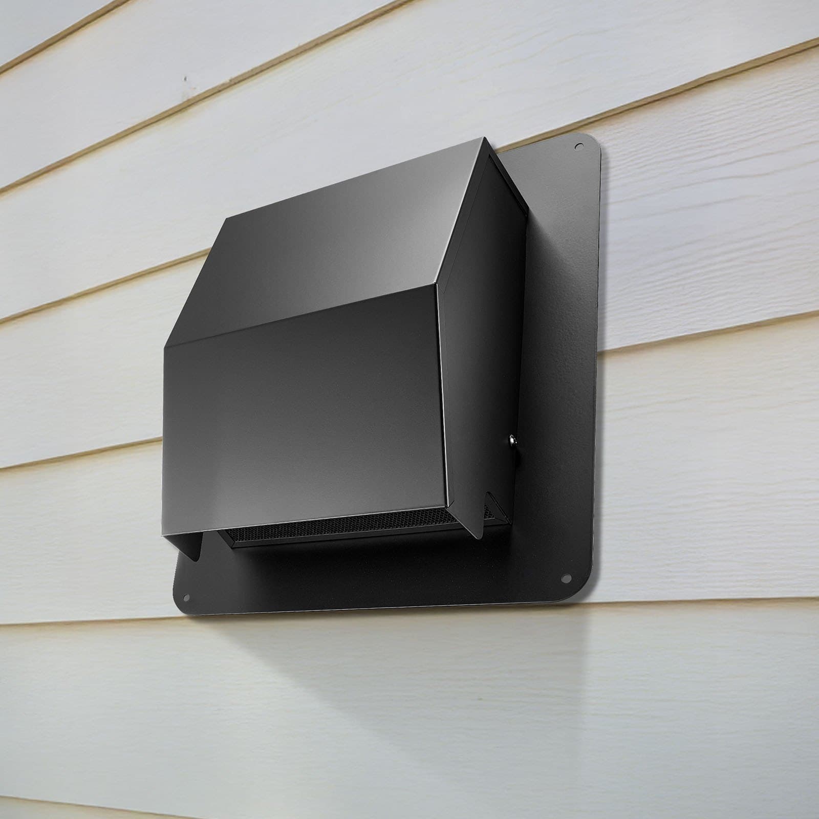 149 mm kryt vetracieho otvoru na stenu SPCC oceľový strešný výfuk 1 balenie čierny