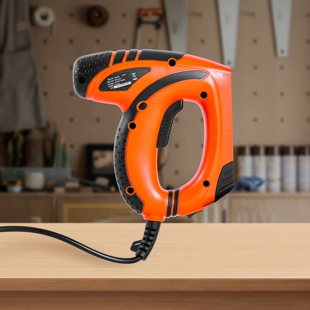 Elektrická klincovačka, 2 v 1 zošívačka, klincovačka Brad, kalibra 18, 15 mm, zošívačka Brad s 1000 ks sponiek a 1000 ks klincov, protišmyková gumená rukoväť, na prácu s drevom a kutilské projekty