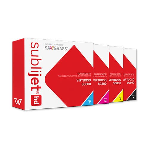 SubliJet HD pre Virtuoso SG-800, náplne 68 ml/75 ml, rôzne farby