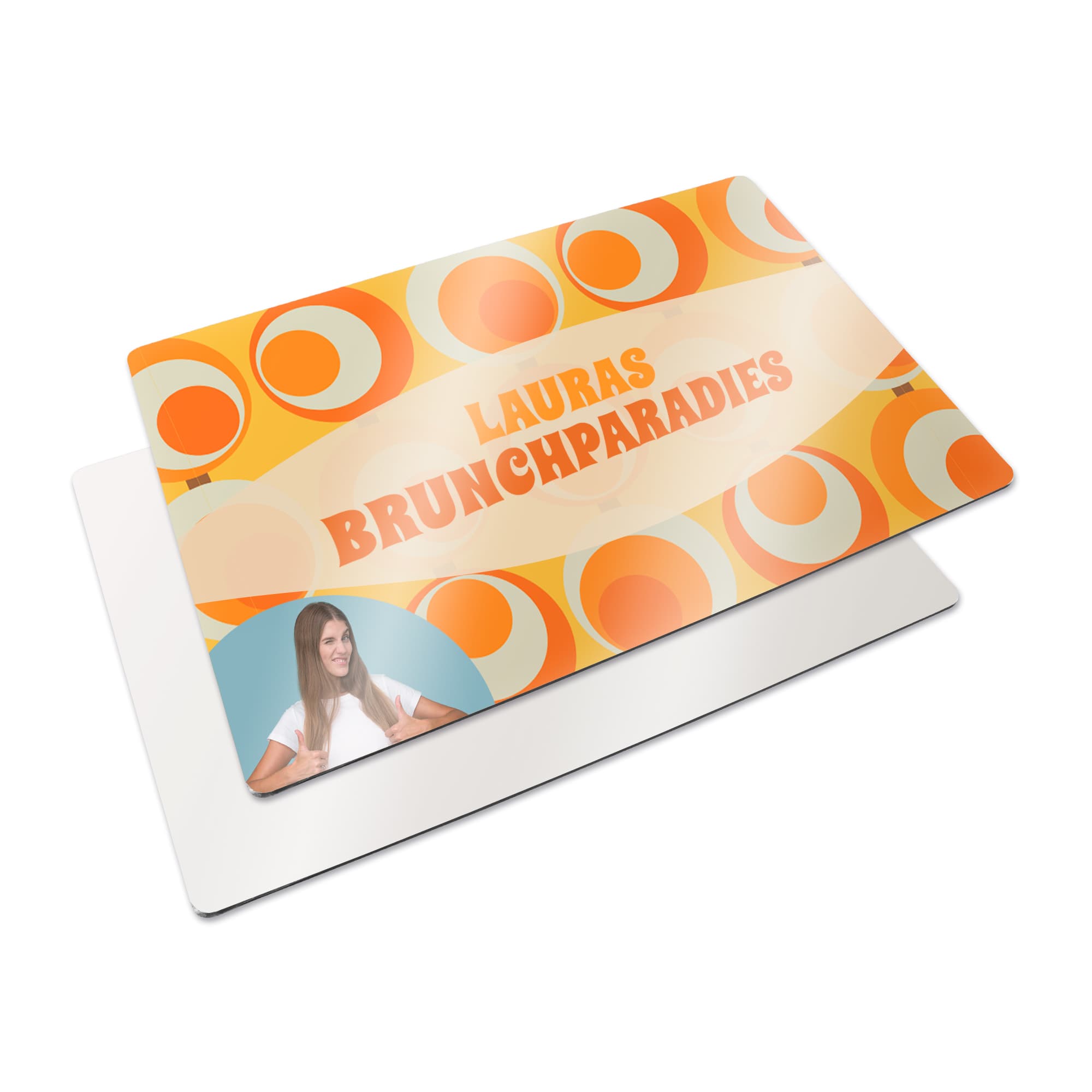 Sublistar® náhradná základná doska MDF pre drevený podnos TRAY-L, lesklá biela, rozmer 418 x 286 x 3 mm, 50 ks/kartón