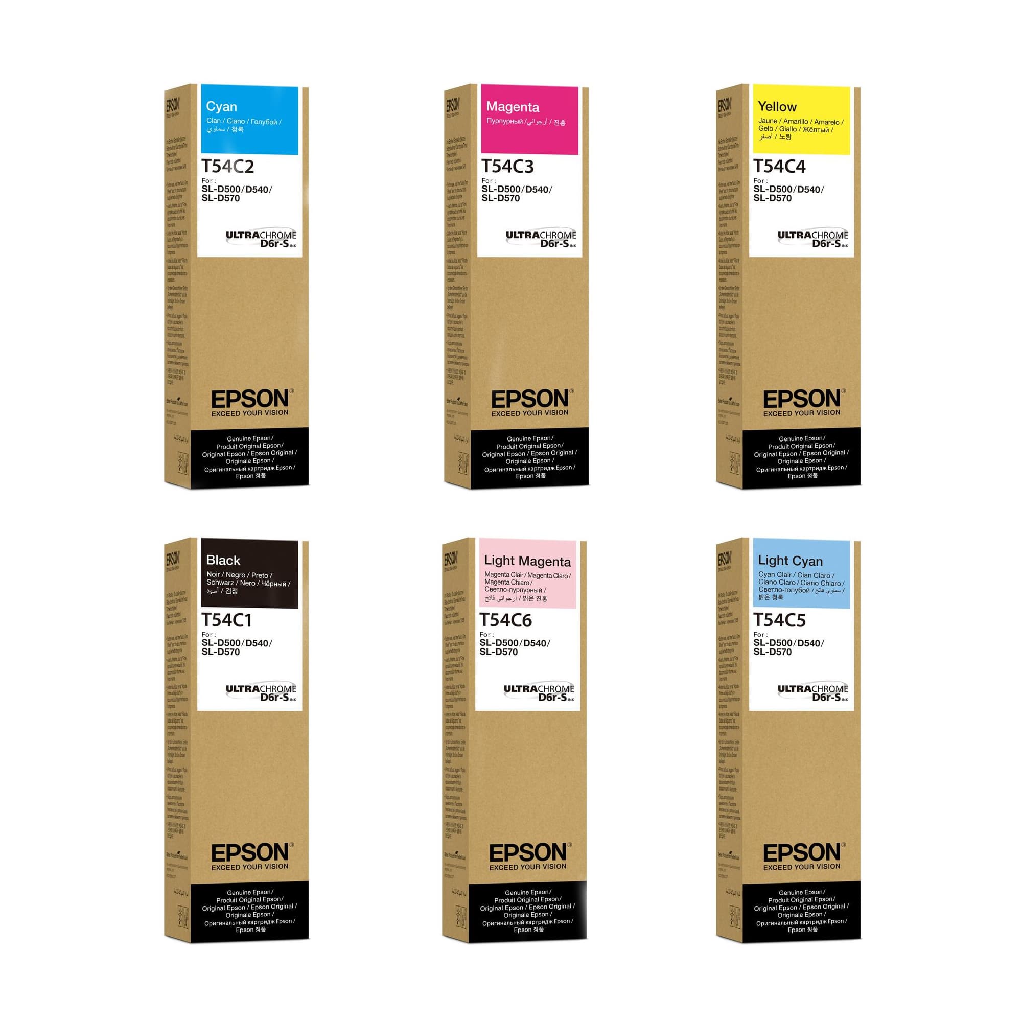 Epson UltraChrome® D6r-S, pre SureLab SL-D500, fľaša 70 ml, rôzne farby