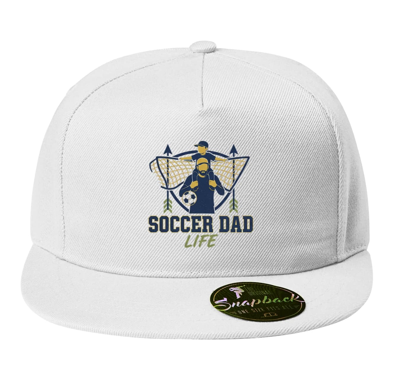Šiltovka snapback Futbalový otec Život s loptou, sieťou a deťmi
