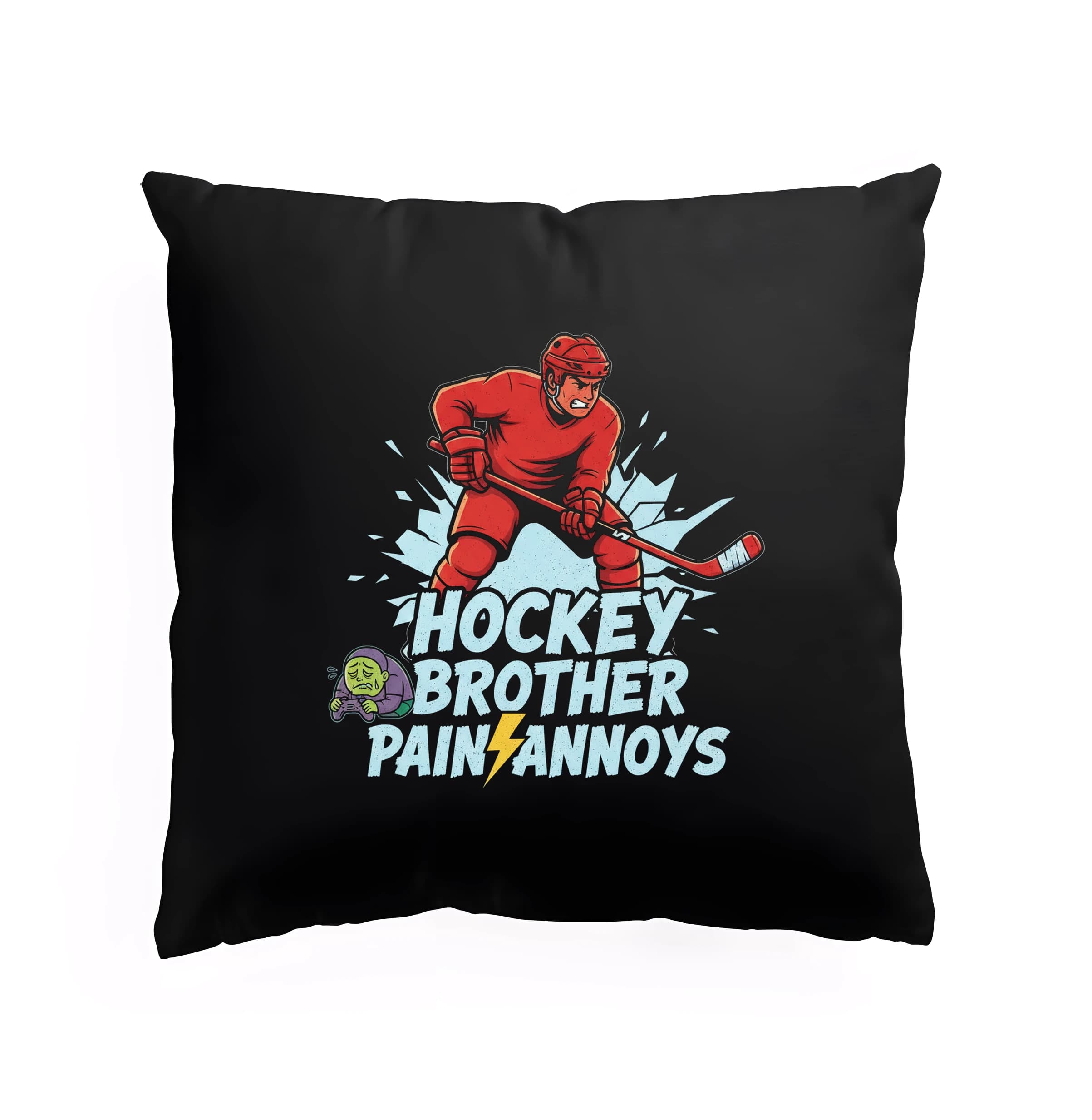 Vankúš Hockey Brother brat útočí, ľad praská, mladší trpí