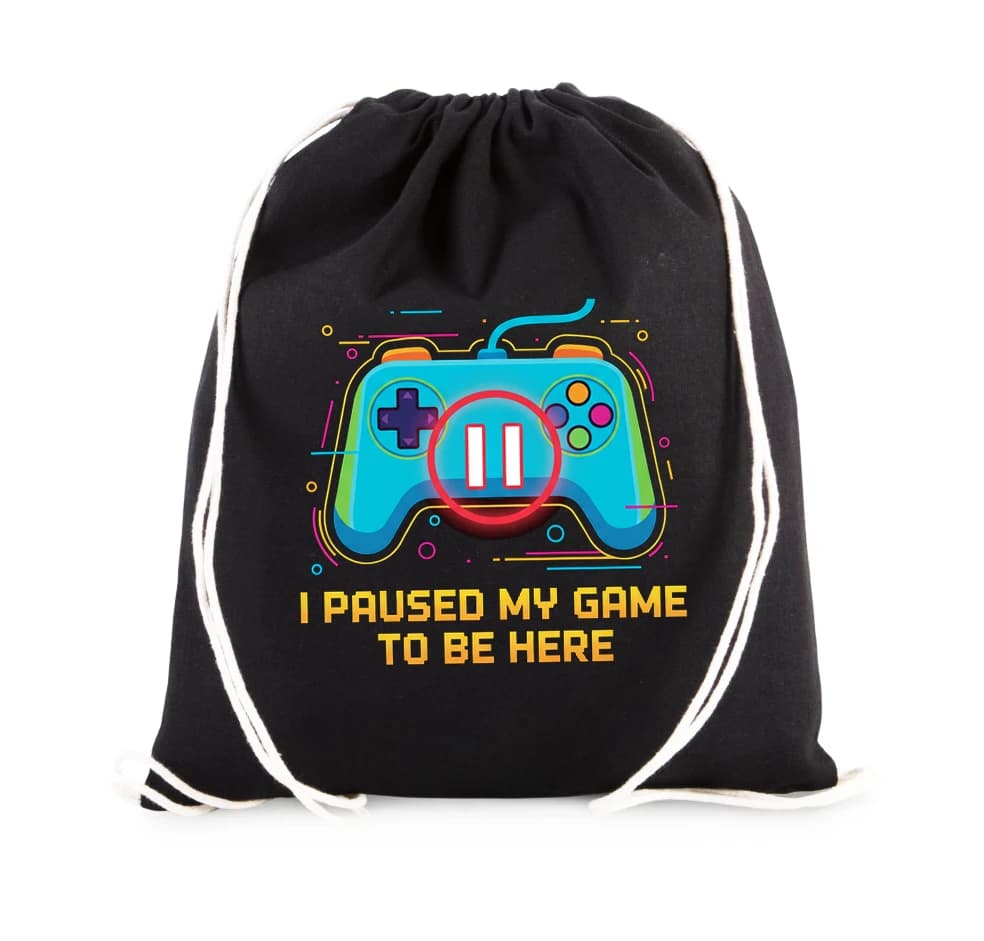 Vak na chrbát Hráčska pauza I Paused My Game Som tu