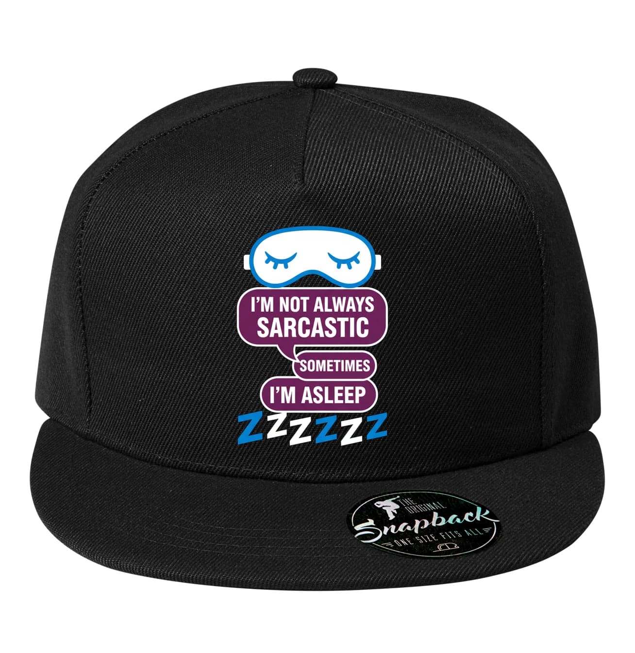 Šiltovka snapback Niekedy nie som sarkastický, len spím