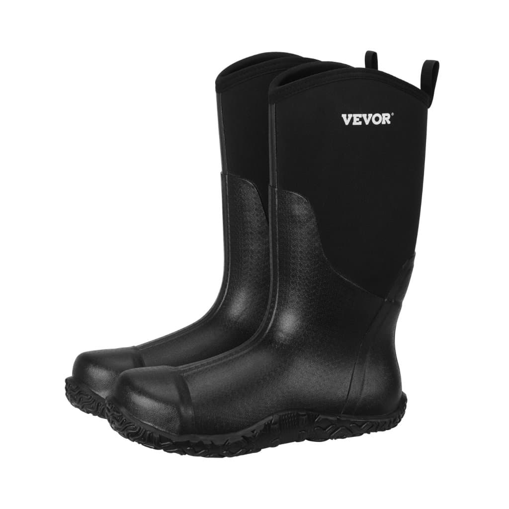 Pánske gumové pracovné čižmy s oceľovou špičkou, gumáky veľkosť 10 US