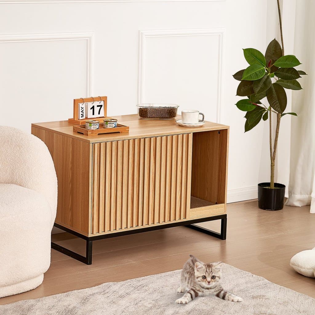 Skrytý nábytok do mačacej toalety, dĺžka 84 cm, šírka 51 cm, výška 56 cm