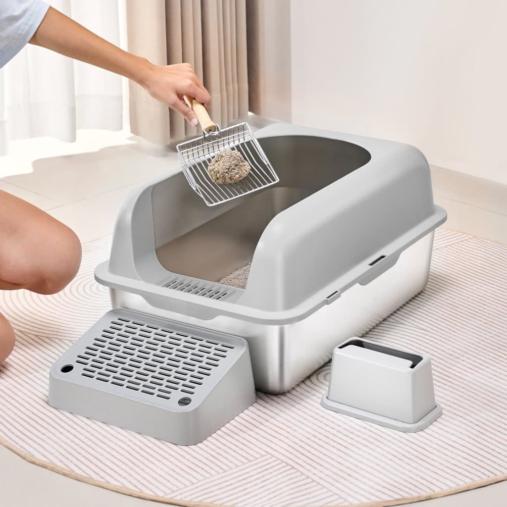 6-palcová neparfumovaná podstielka pre mačky s filtračným diskom