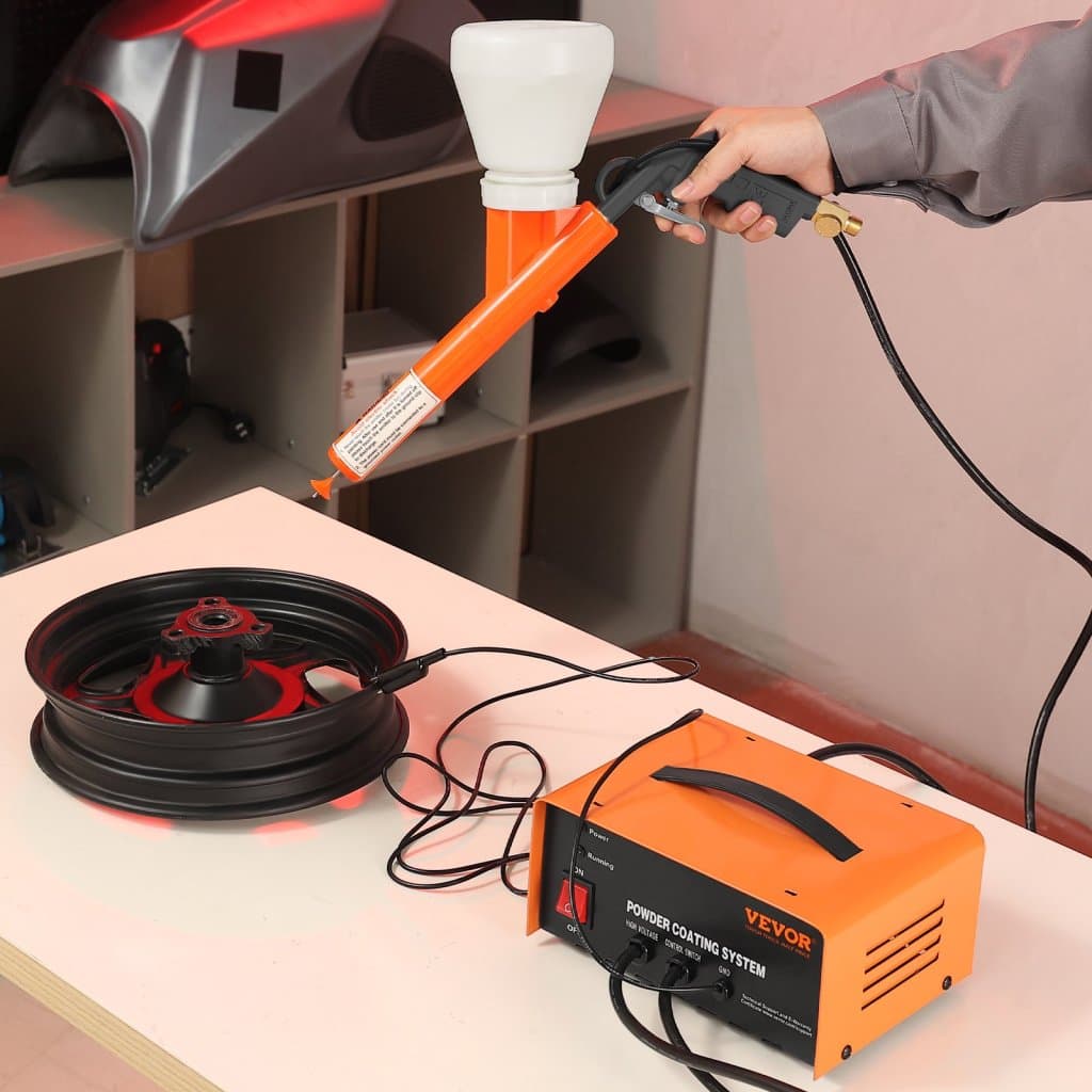 Súprava na elektrostatické práškové lakovanie 50 kV so striekacou pištoľou