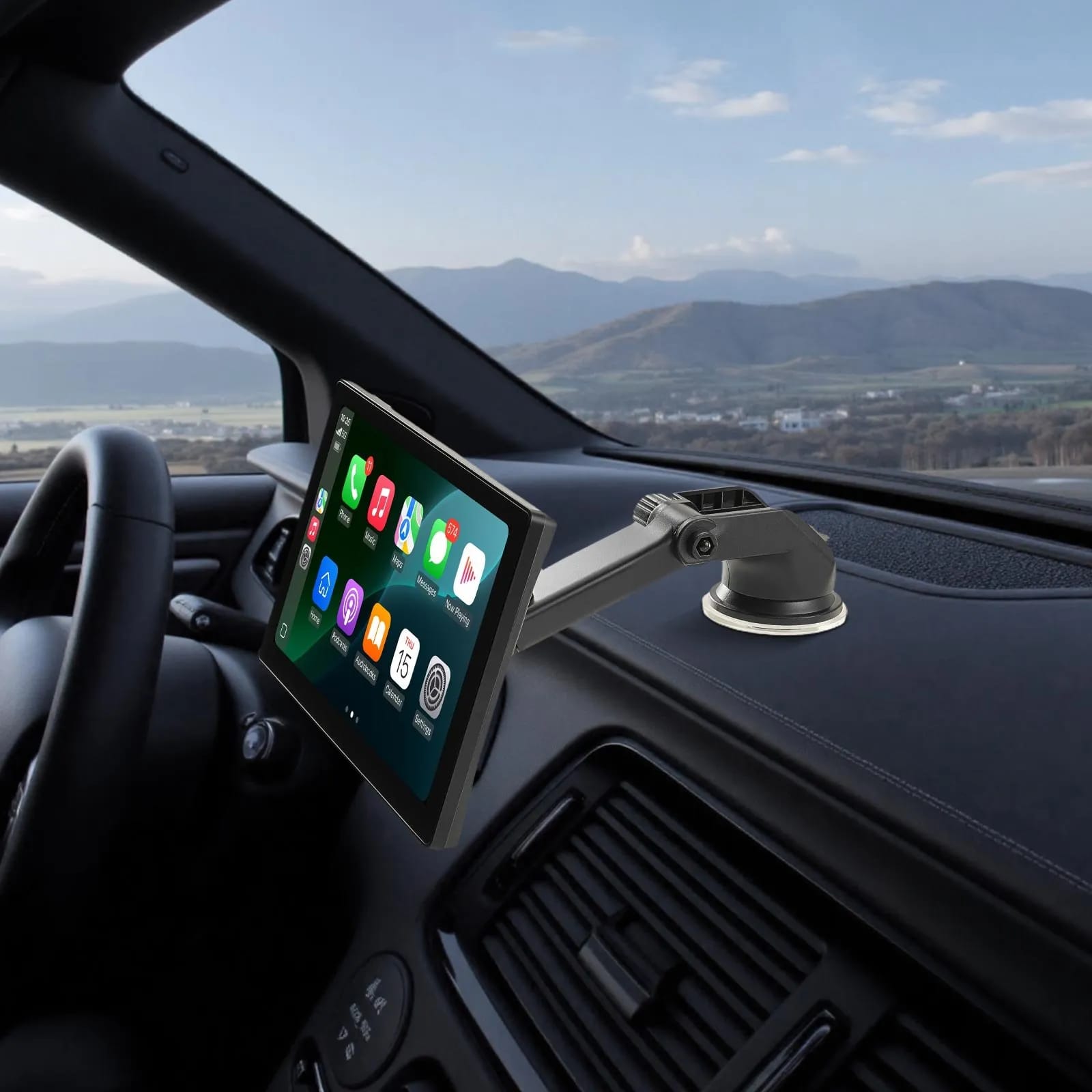 Autorádio s CarPlay dotykovou obrazovkou 9 palcov, Apple, Android, predná/zadná kamera