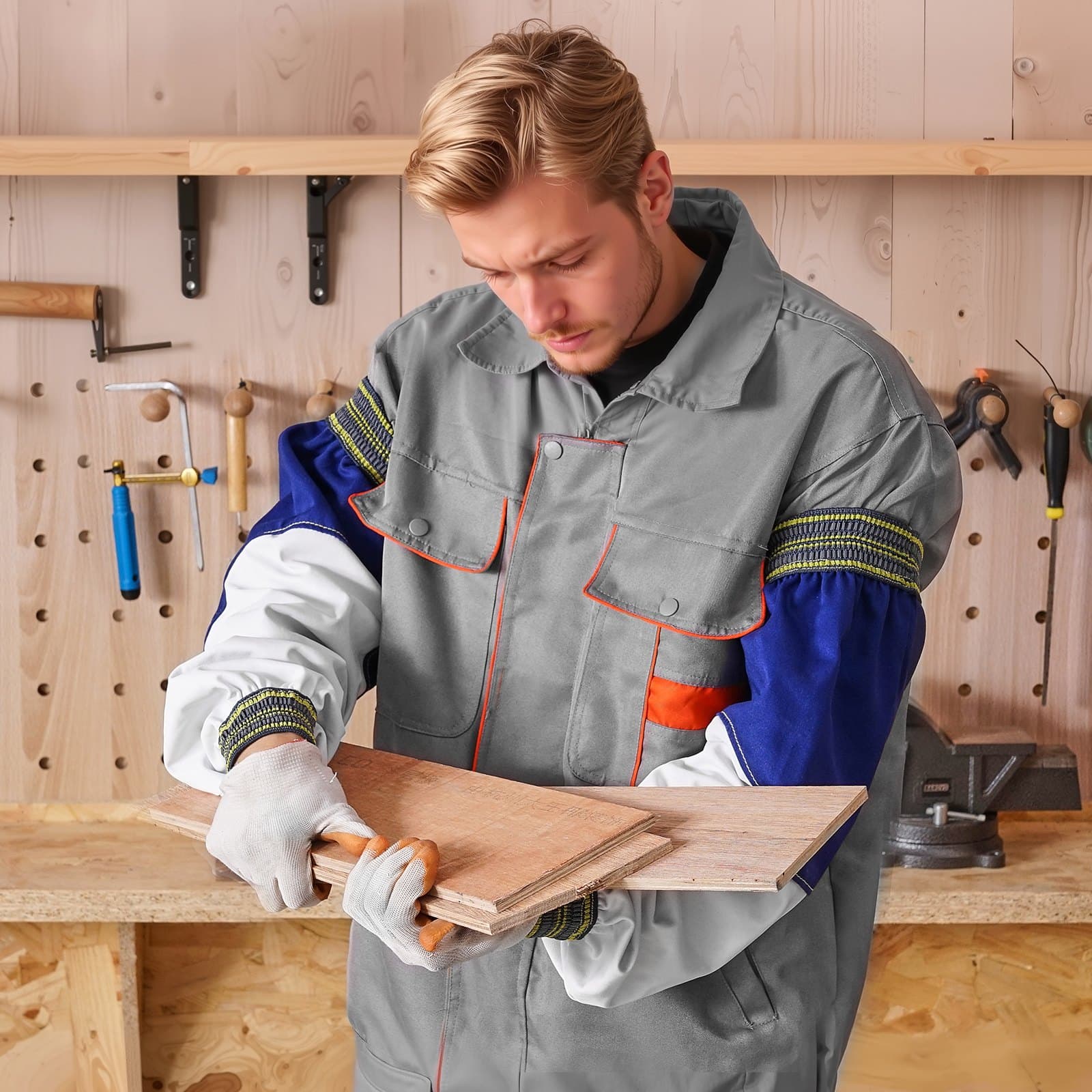 Zváracie návleky odolné voči ohňu, odolné voči ohňu a bavlnené návleky z ovčej kože