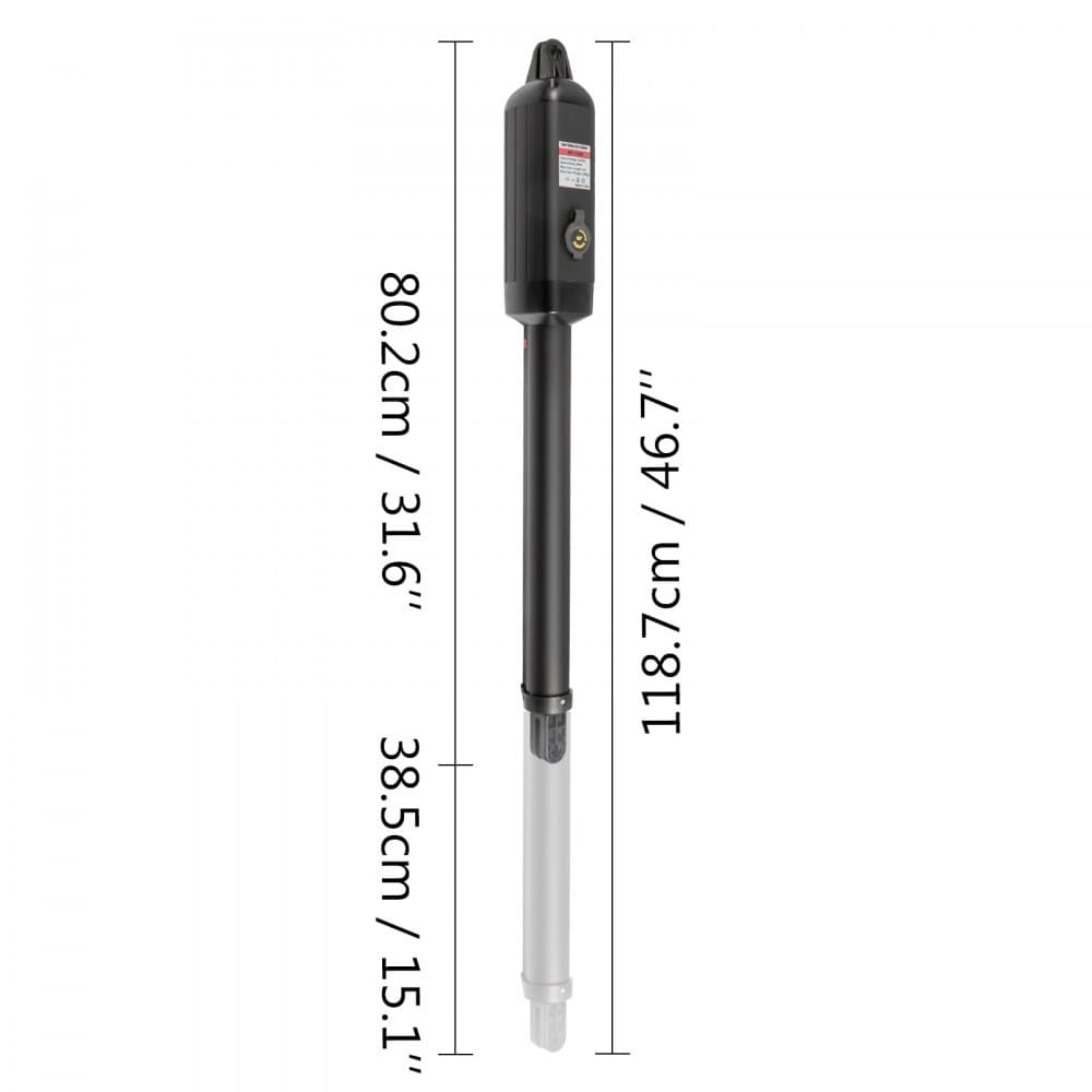 Automatický dvojitý oscilačný otvárač brány, pohon garážových brán 457 mm