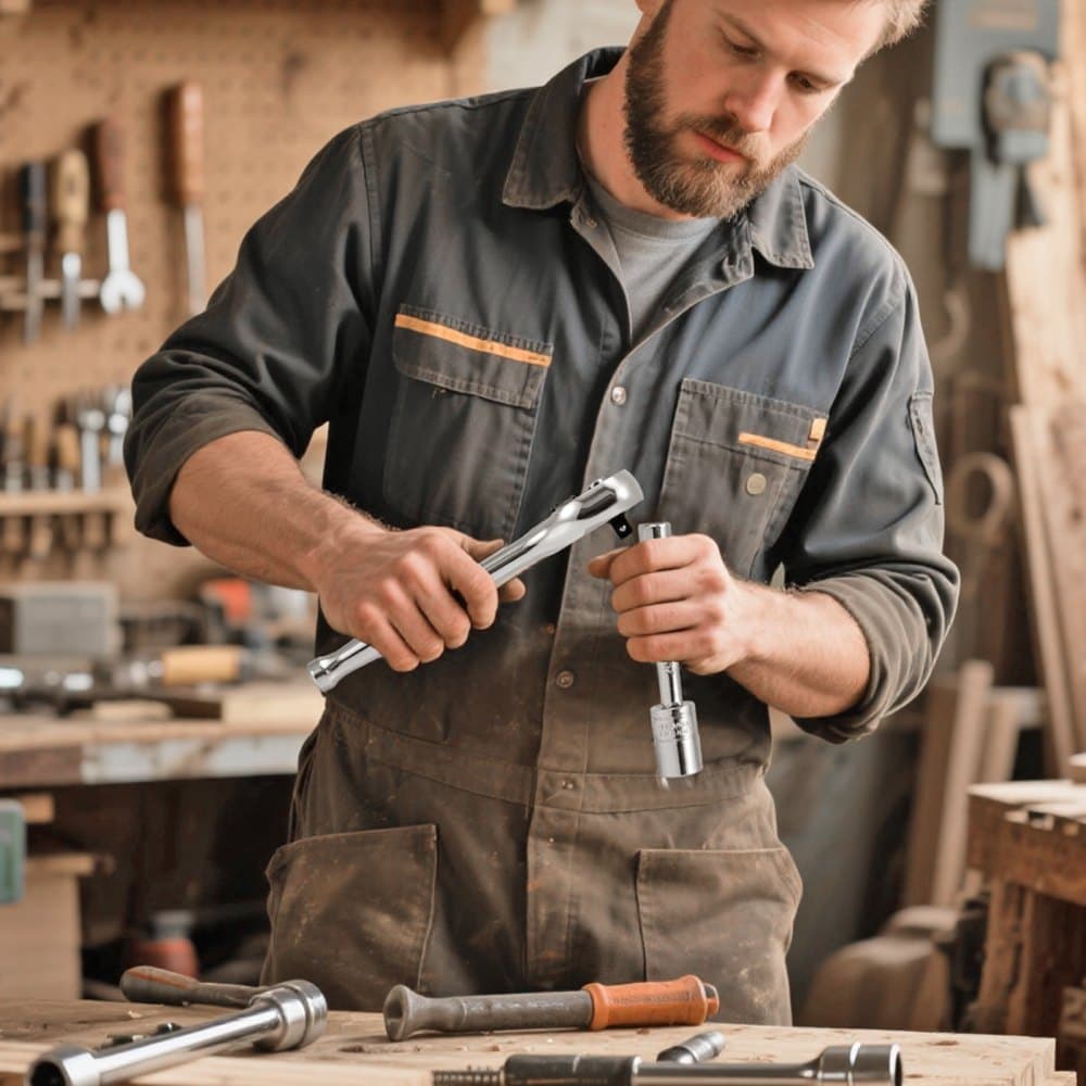 Sada nástrčných kľúčov, 27 kusov, 6,4 mm objímka a račňová sada, SAE a metrické, sada náradia pre mechanikov s račňovým kľúčom, predlžovacou tyčou a úložným puzdrom, legovaná oceľ CR-V, na opravy automobilov