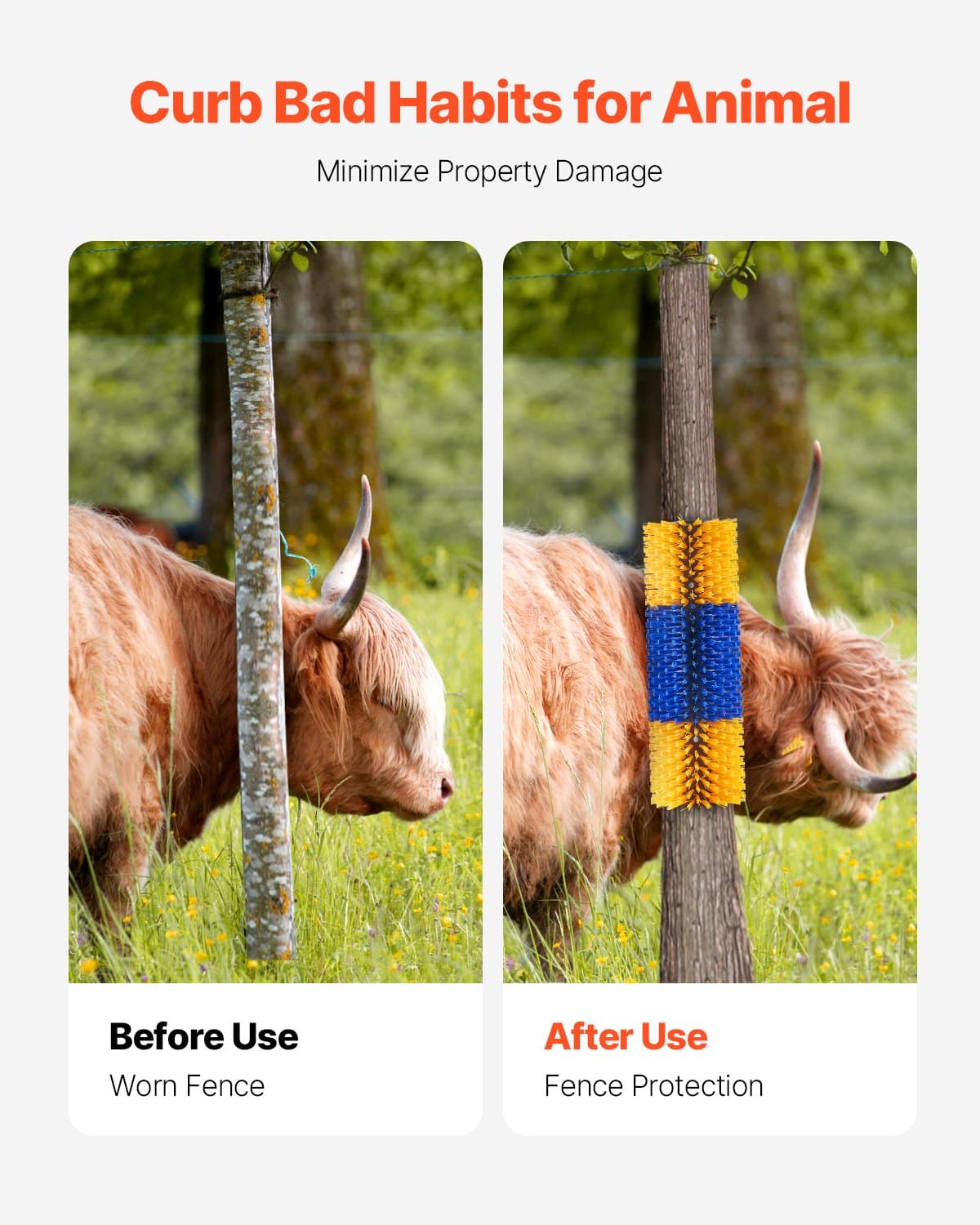 Škrabacia kefa pre hospodárske zvieratá, 2 ks kefiek pre kone so 4 skrutkami, škrabadlo pre kravy 17,1 x 7,5 palca, na úľavu od svrbenia chrbta a udržiavanie čistoty, kefa na starostlivosť a škrabanie pre kone, ošípané a dobytok