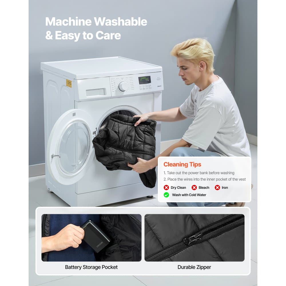 Vyhrievaná vesta, pánska elektrická vyhrievacia vesta s batériou 16 000 mAh, 8 vykurovacích zón, ľahká nabíjateľná zimná vesta s 3 úrovňami, na outdoorovú turistiku, kempovanie, rybolov, lyžovanie, veľkosť L