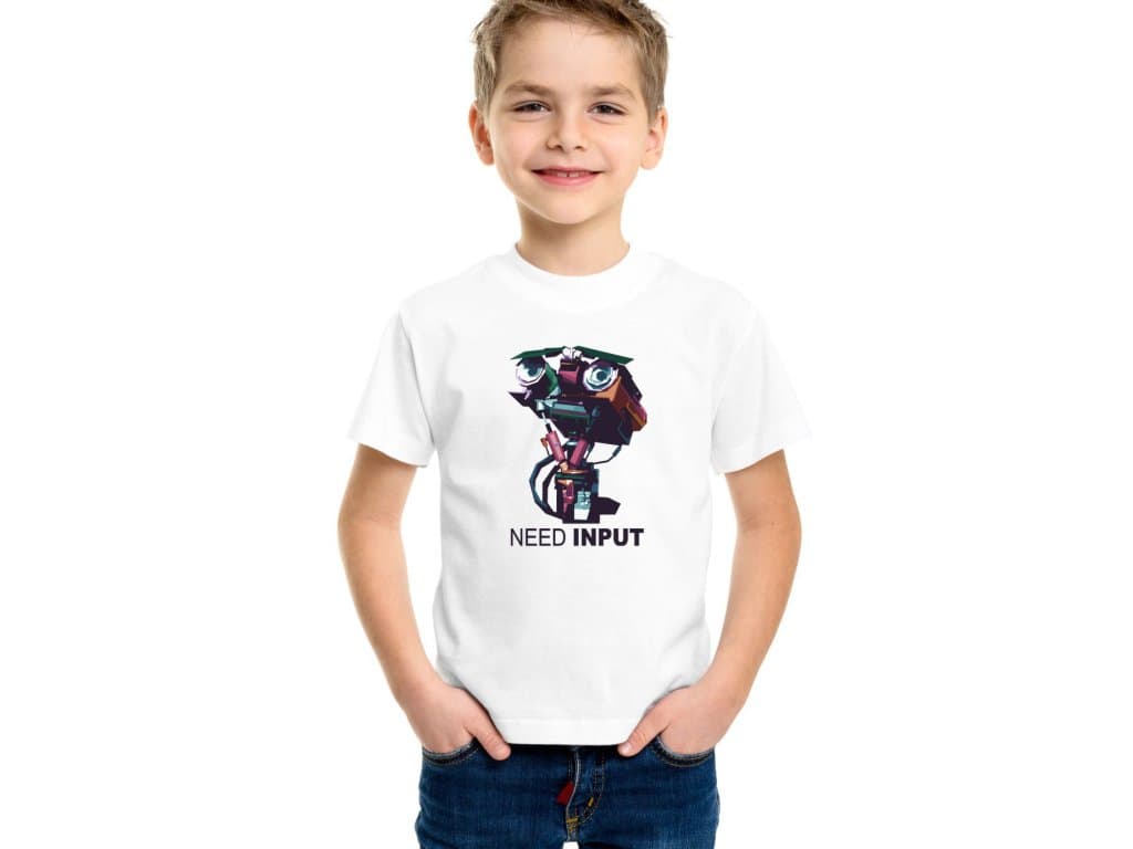 Detské tričko Johnny 5 ťa potrebuje